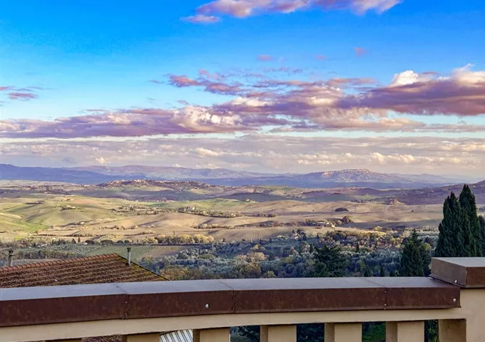 Udsigt fra terrassen